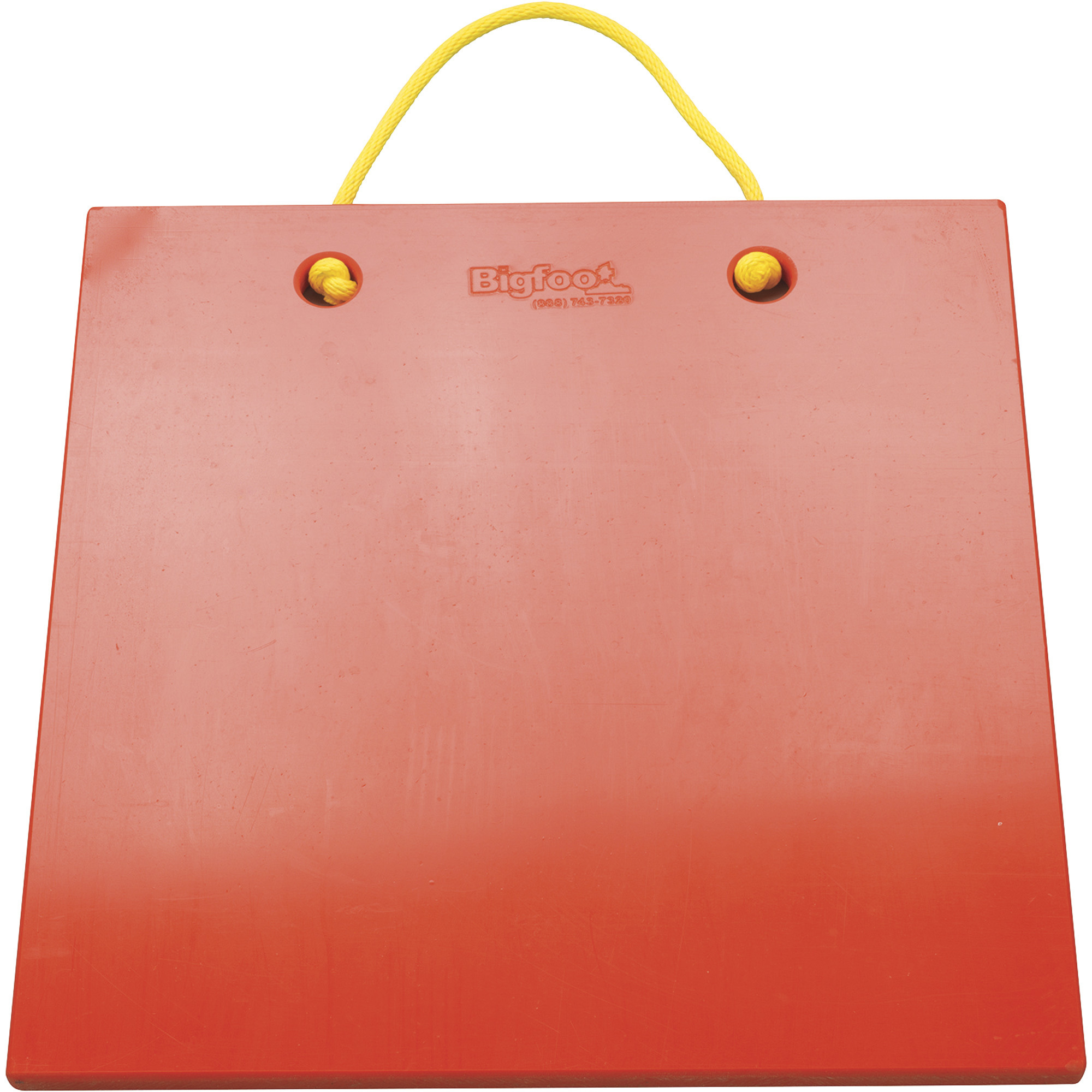 Bigfoot Outrigger Pad, Safety Orange, 24in.L x 24in.W, Model# P242410SO